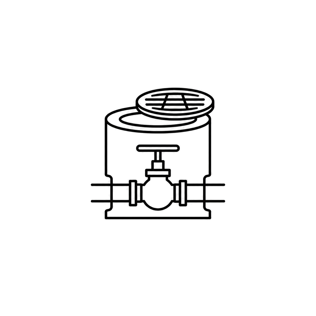 Valve chambers and deep manholes icon